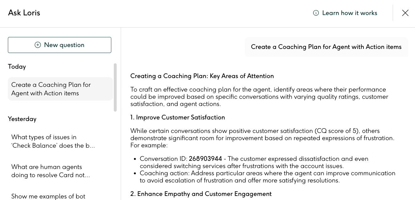 qa agent coaching