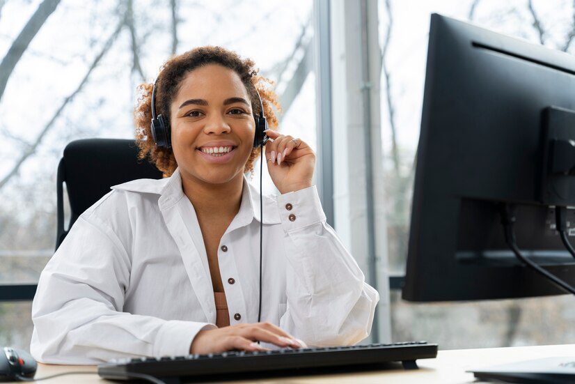 close-up-person-working-call-center