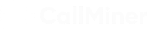 CallMiner White Logo